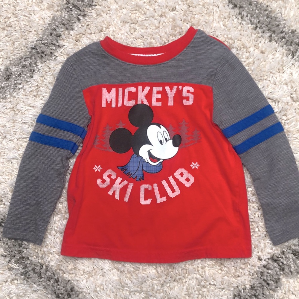3T Boys Jumping Beans | Disney Mickey Mouse Long-Sleeve Shirt| 3T